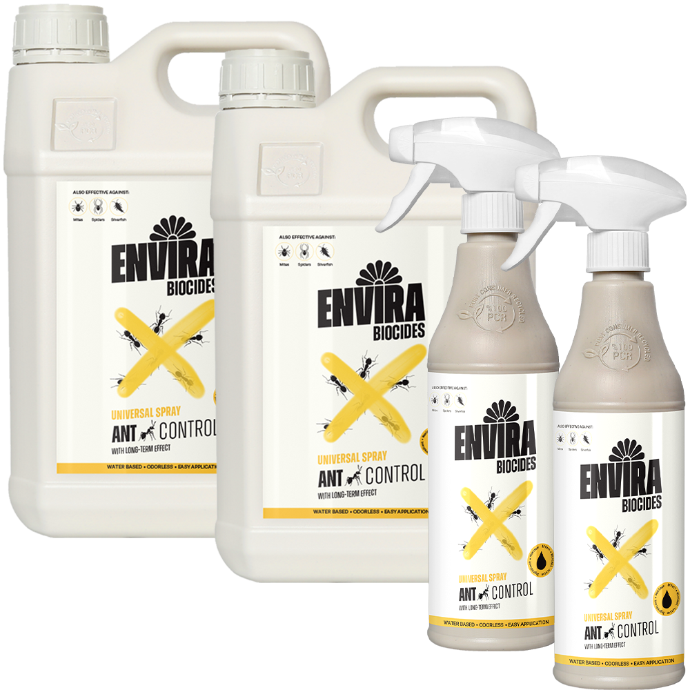 Envira Ant Spray 2 x 500ml + 2 x 5L