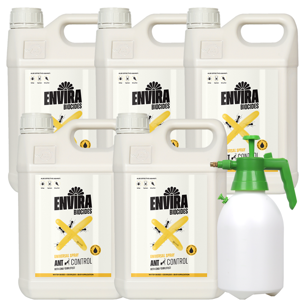 Envira Ant Spray 4 x 5L + Pressure sprayer