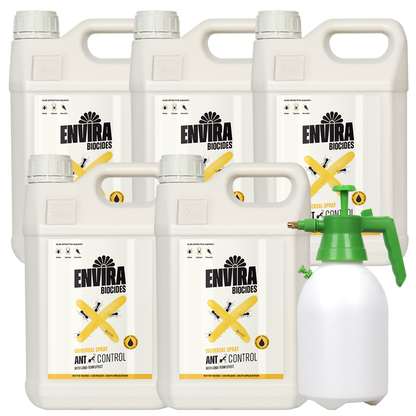 Envira Ant Spray 4 x 5L + Pressure sprayer