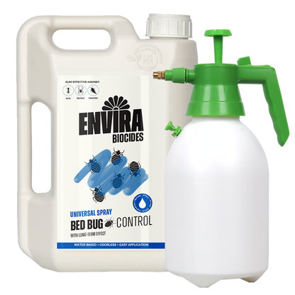 Envira Bed Bug Spray 2L + Pressure sprayer