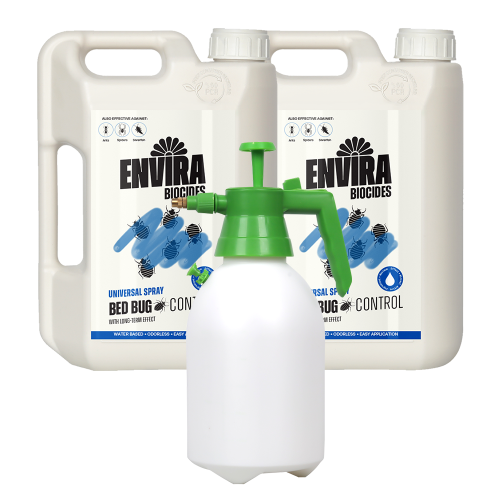 Envira Bed Bug Spray 2 x 2L + 2L Drucksprüher