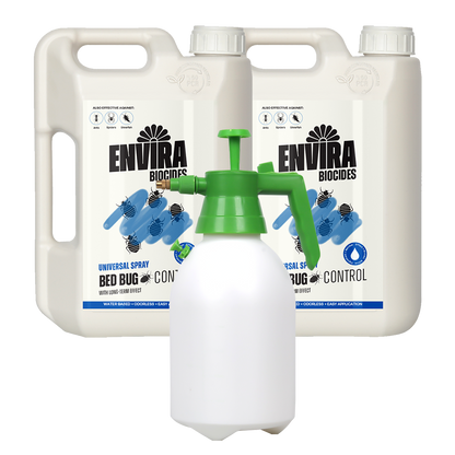 Envira Bed Bug Spray 2 x 2L + 2L Drucksprüher