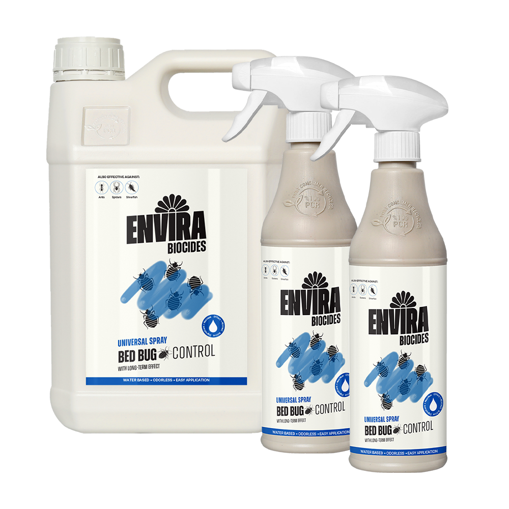 Envira Bed Bug Spray 2 x 500ml + 5L