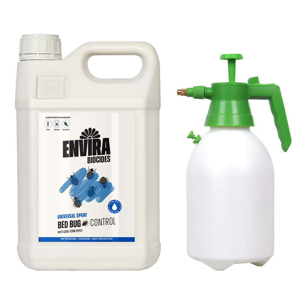 Envira Bed Bug Spray 5L + Pressure sprayer