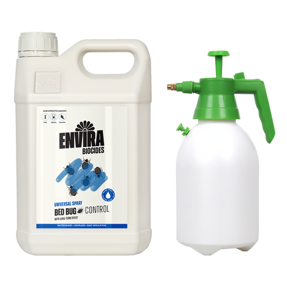 Envira Bed Bug Spray 5L + Pressure sprayer