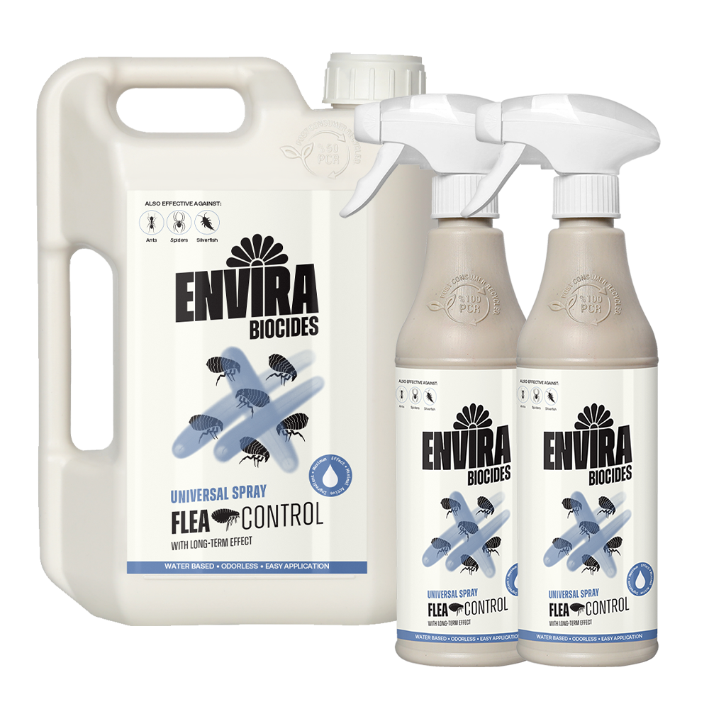 Envira Flea Spray 2 x 500ml + 2L