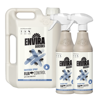 Envira Flea Spray 2 x 500ml + 2L