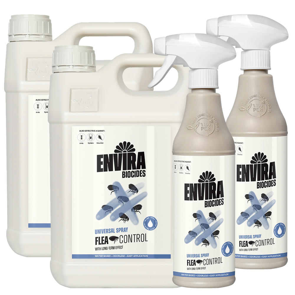 Envira Flea Spray 2 x 500ml + 2 x 5L