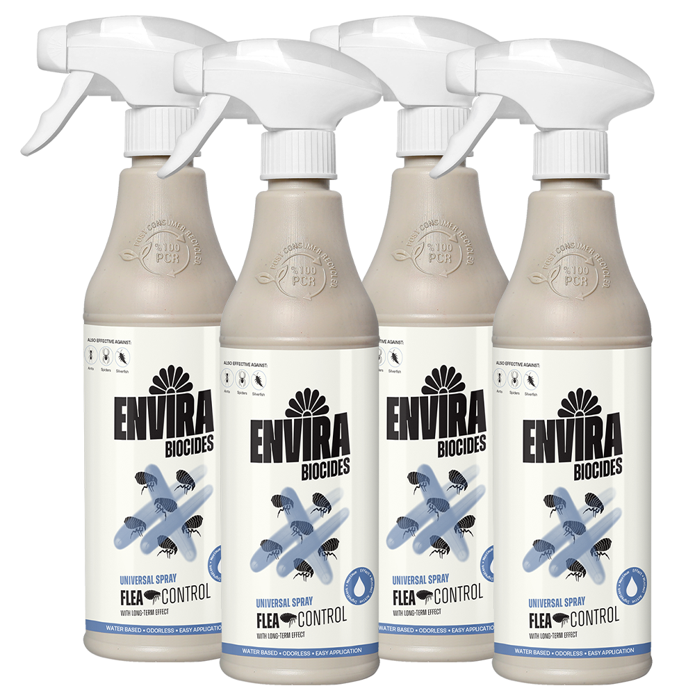 Envira Flea Spray 4 x 500 ml