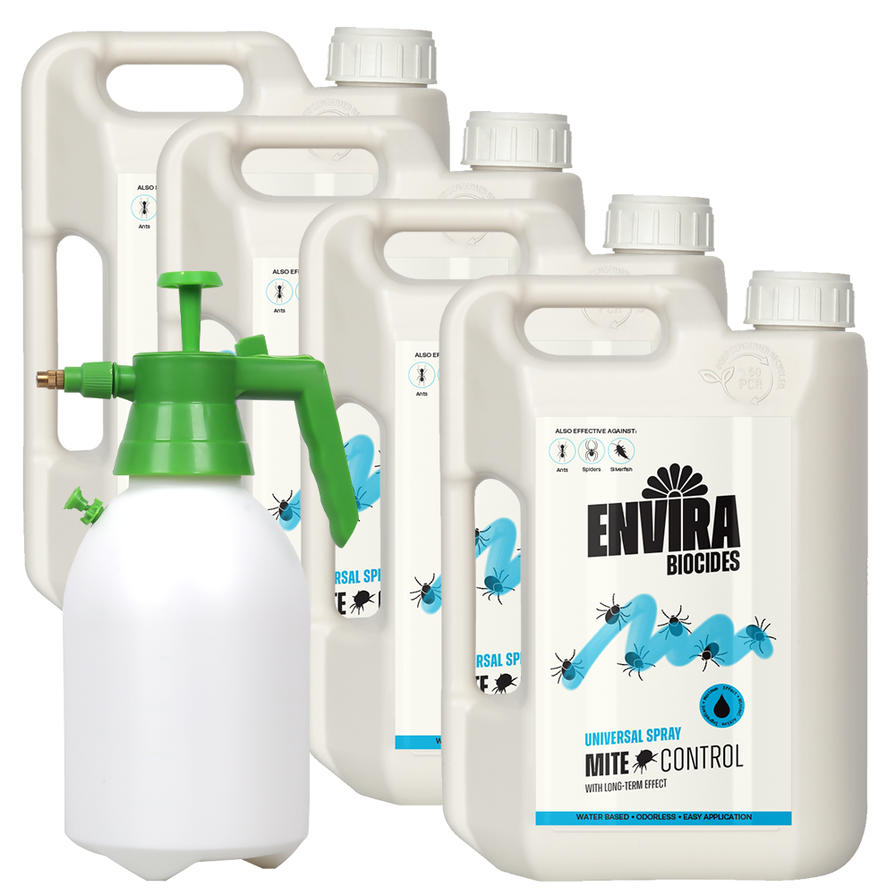 Envira Mite Spray 4 x 2L + Pressure sprayer