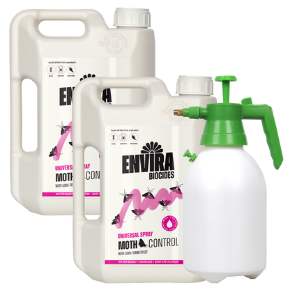 Envira Moth Spray 2 x 2L + 2L Drucksprüher