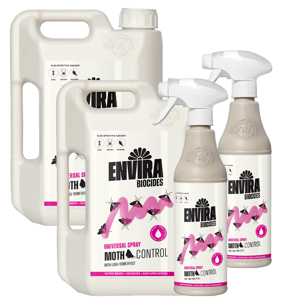 Envira Moth Spray 2 x 500ml + 2 x 2L