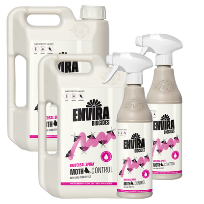 Envira Moth Spray 2 x 500ml + 2 x 2L