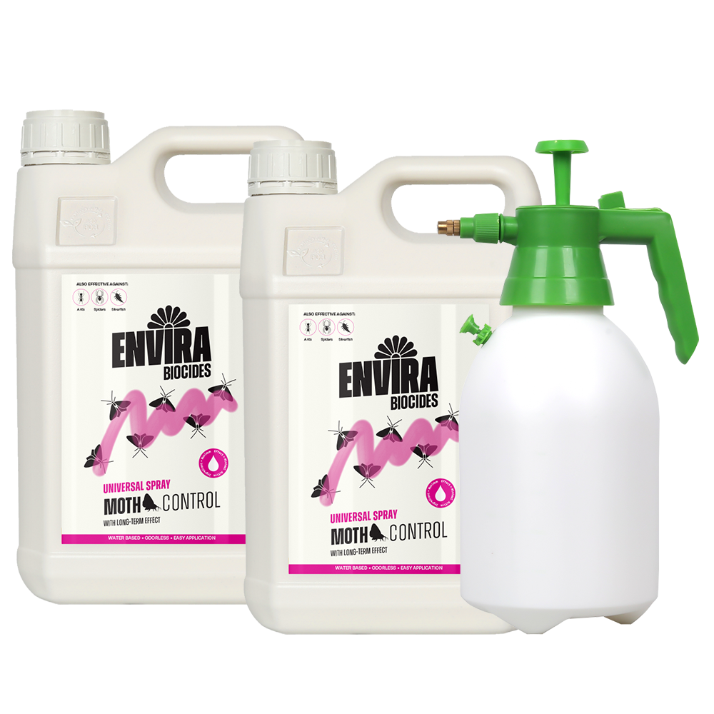 Envira Moth Spray 2 x 5L + 2L Drucksprüher