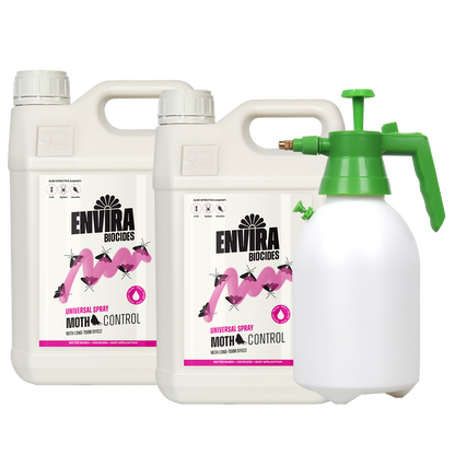 Envira Moth Spray 2 x 5L + 2L Drucksprüher