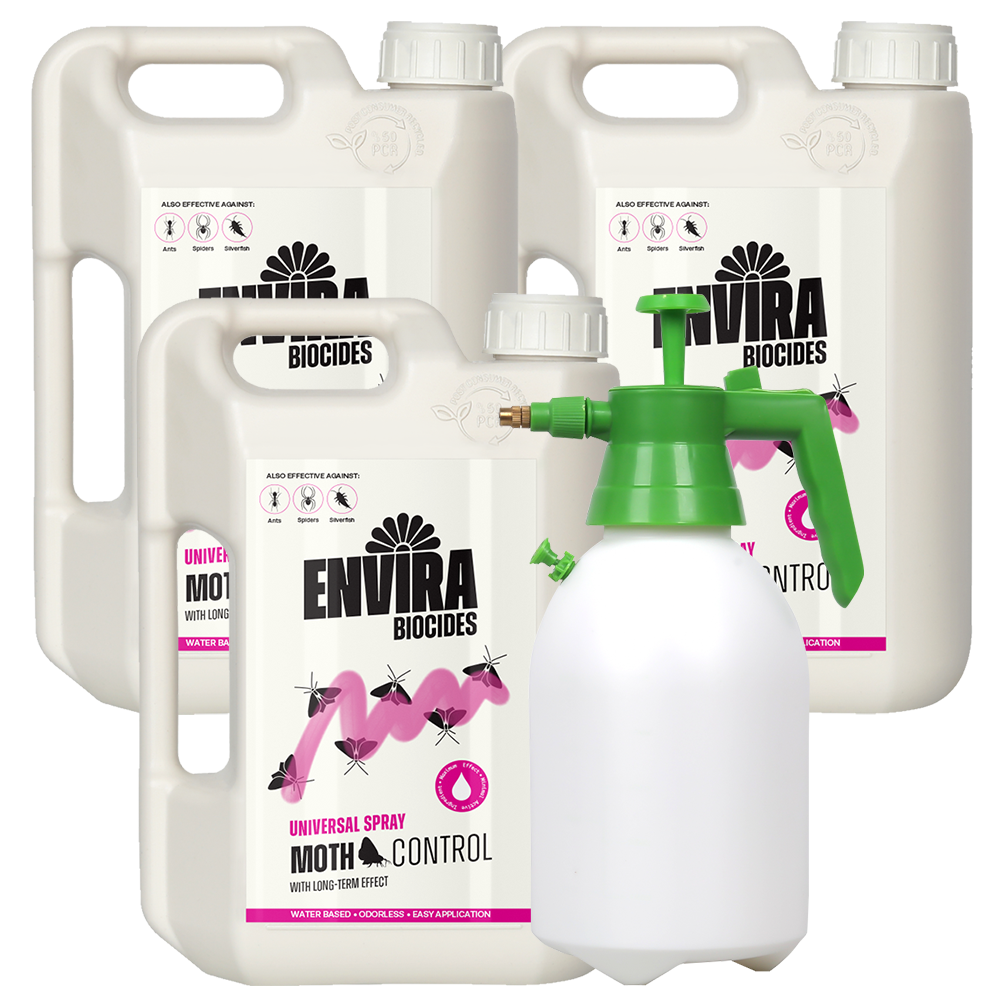 Envira Moth Spray 3 x 2L + Pressure sprayer