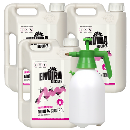 Envira Moth Spray 3 x 2L + Pressure sprayer