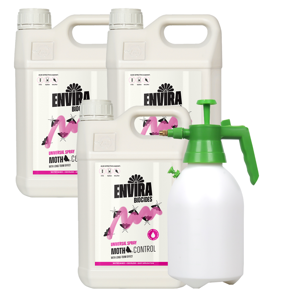 Envira Moth Spray 3 x 5L + Pressure sprayer