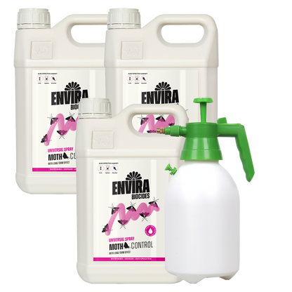 Envira Moth Spray 3 x 5L + Pressure sprayer