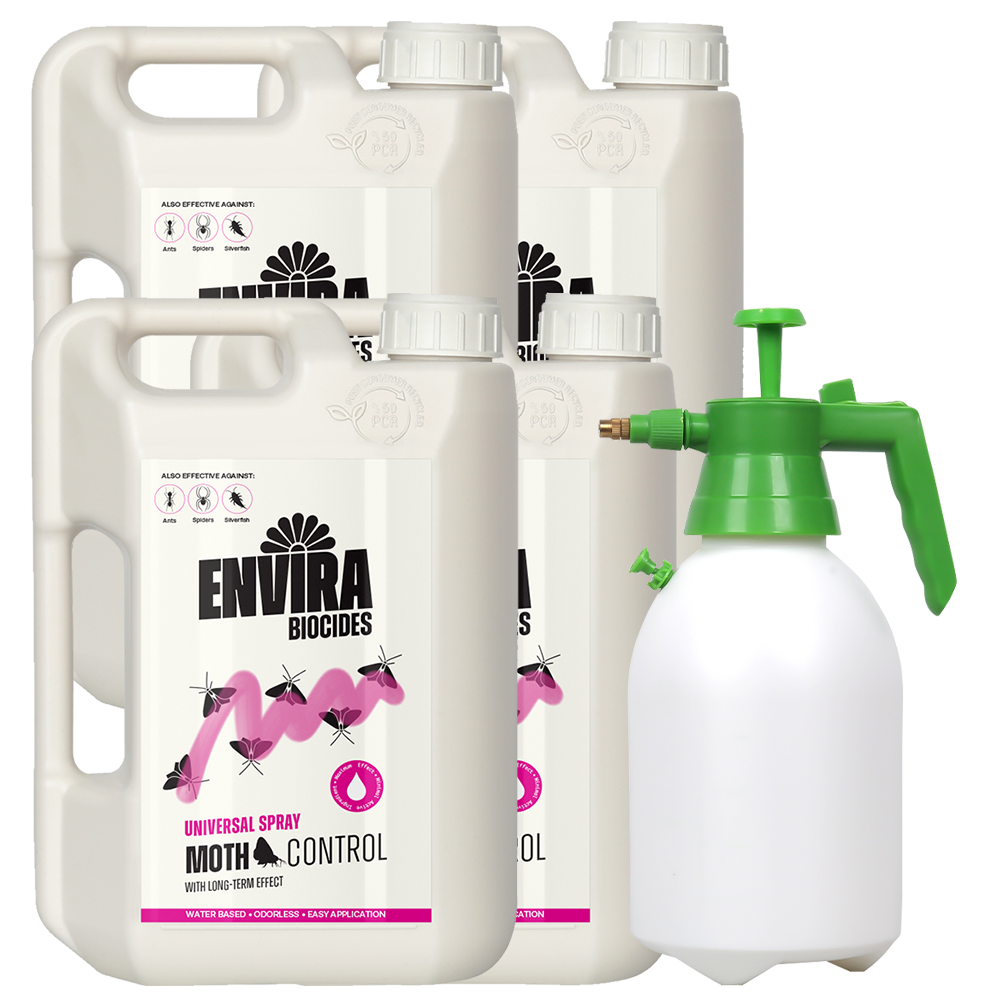 Envira Moth Spray 4 x 2L + Pressure sprayer