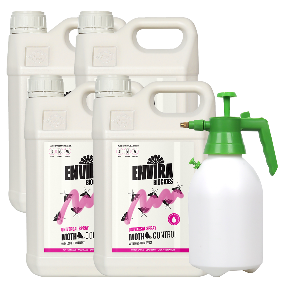 Envira Moth Spray 4 x 5L + Pressure sprayer