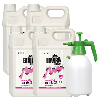 Envira Moth Spray 4 x 5L + Pressure sprayer