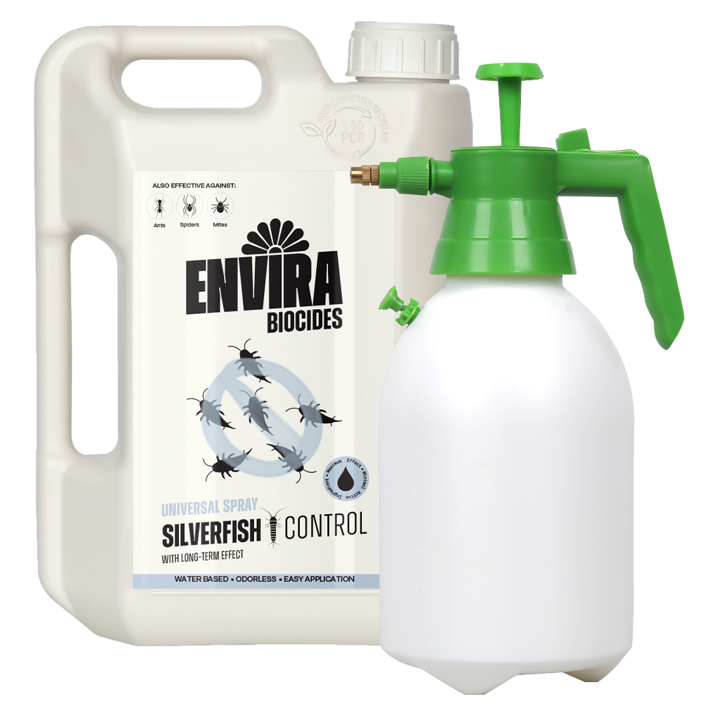 Envira Silverfish Spray 2L + Pressure sprayer