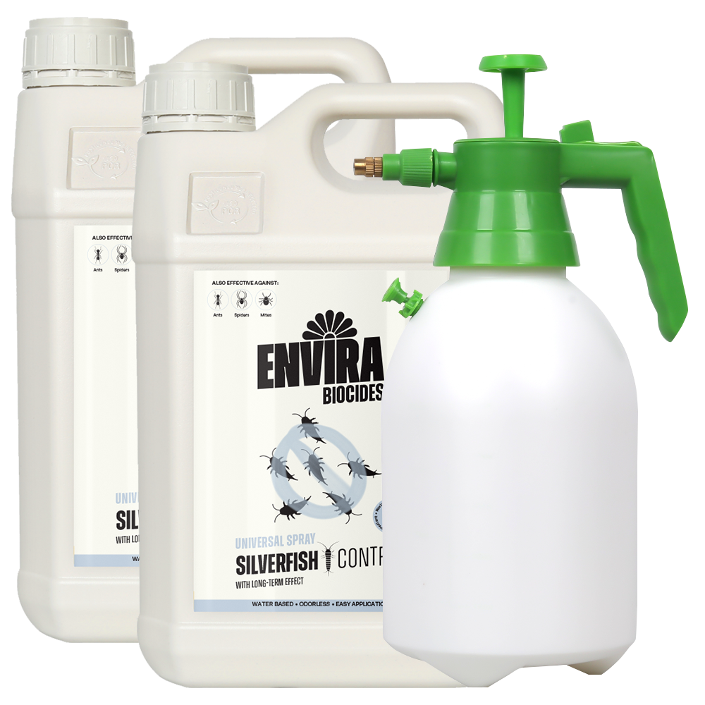 Envira Silverfish Spray 2 x 5L + 2L Drucksprüher