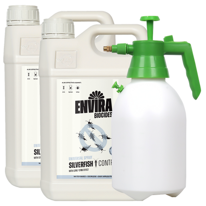 Envira Silverfish Spray 2 x 5L + 2L Drucksprüher