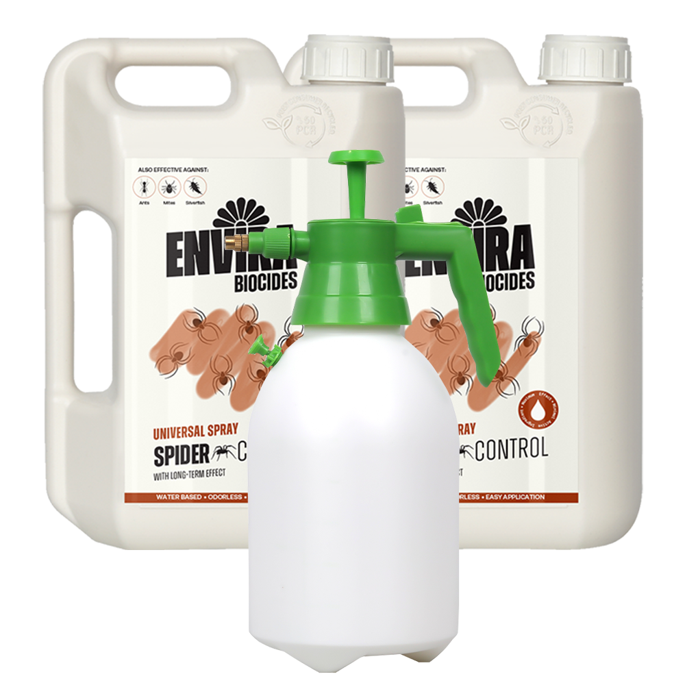 Envira Spider Spray 2 x 2L + Pressure sprayer