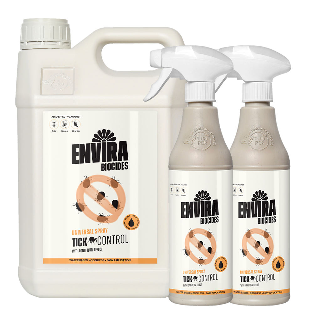 Envira Tick Spray 2 x 500ml + 5L