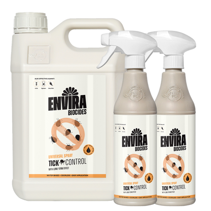 Envira Tick Spray 2 x 500ml + 5L