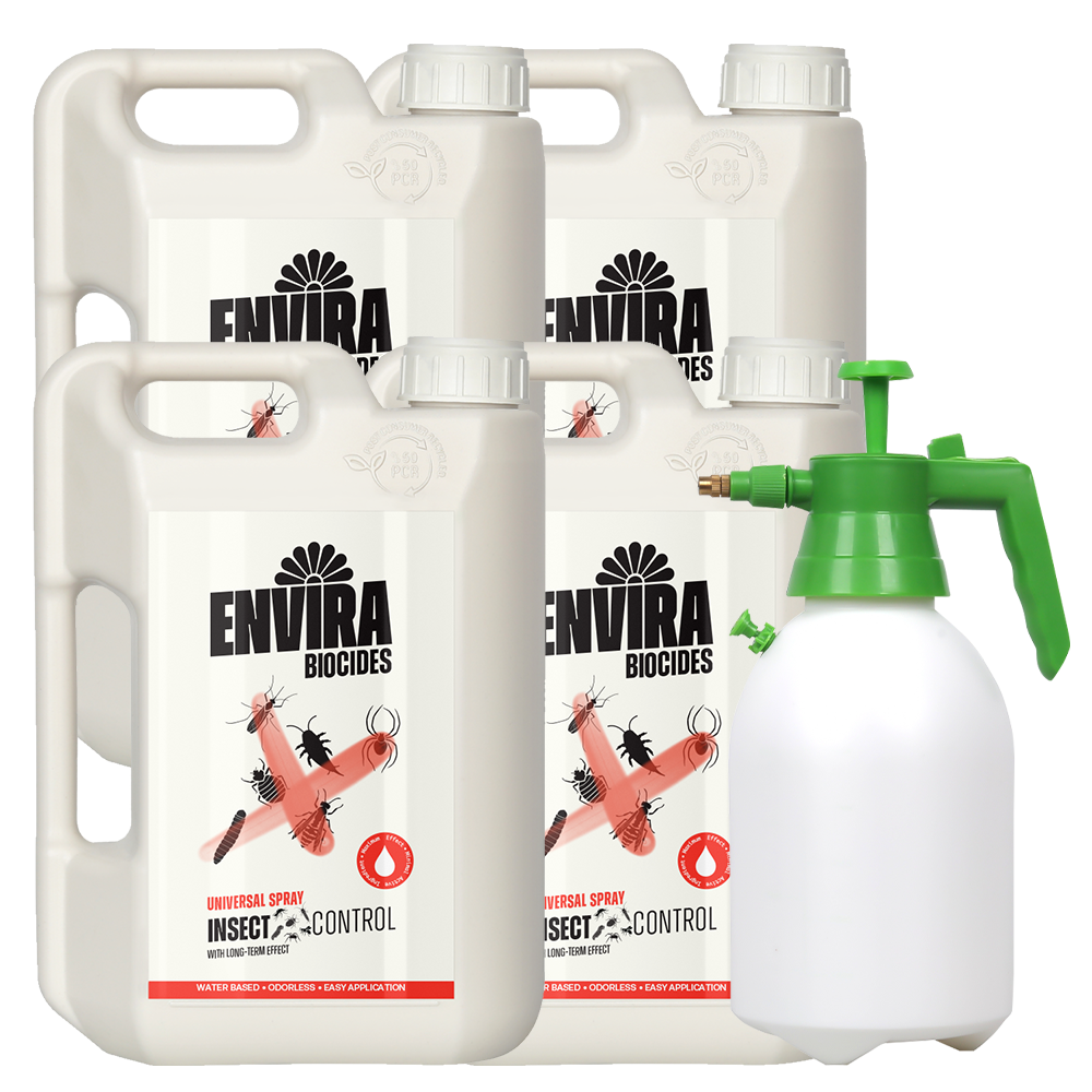 Envira Universal Insect Spray 4 x 2L + Pressure sprayer