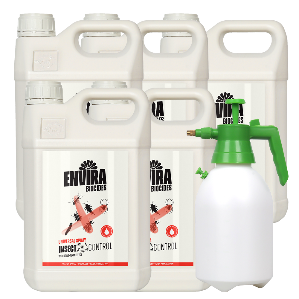 Envira Universal Insect Spray 4 x 5L + Pressure sprayer