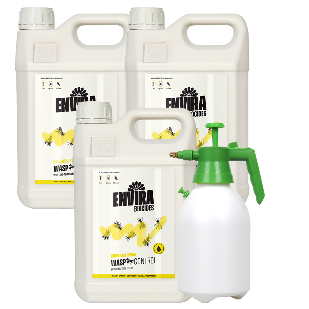 Envira Wasp Spray 3 x 5L + Pressure sprayer