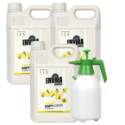 Envira Wasp Spray 3 x 5L + Pressure sprayer