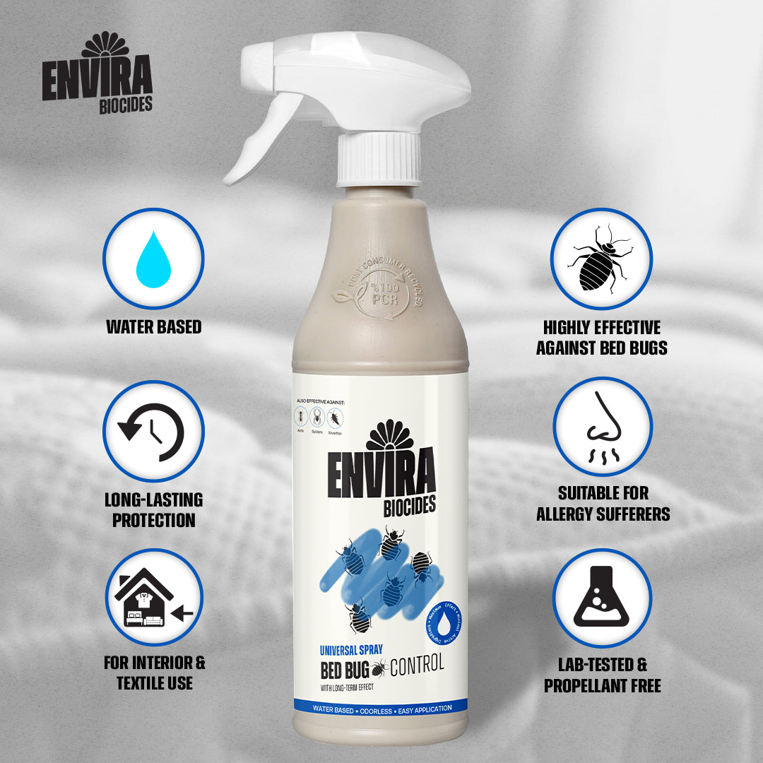 Envira Bed Bug Spray 5L + Pressure sprayer