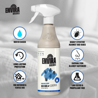 Envira Bed Bug Spray 2 x 5L + 2L Drucksprüher