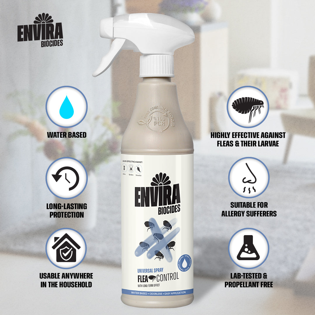 Envira Flea Spray 2 x 500ml + 2 x 5L