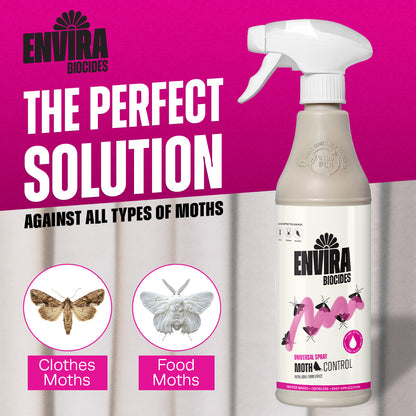 Envira Moth Spray 2 x 500ml + 2 x 2L