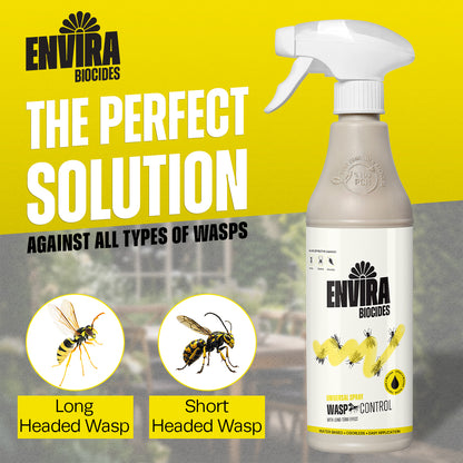 Envira Wasp Spray 4 x 2L + Pressure sprayer